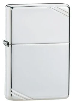Zippo Sterling Silver Vintage With Slashes