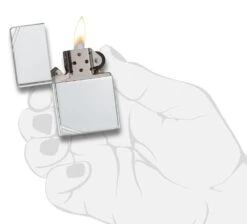 Zippo Sterling Silver Vintage With Slashes 10 Zippo Sterling Silver Vintage With Slashes -Zippo 14 PT04