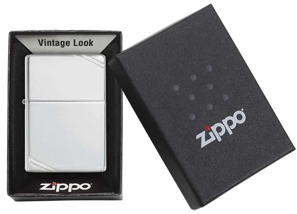Zippo Sterling Silver Vintage With Slashes 7 Zippo Sterling Silver Vintage With Slashes - Image 5