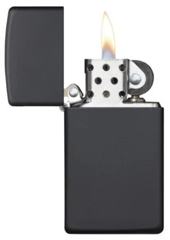 Zippo Slim® Black Matte -Zippo 1618.PT02