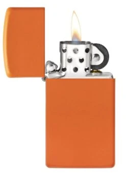 Zippo Slim® Orange Matte 10 Zippo Slim® Orange Matte -Zippo 1631 PT02