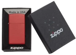 Zippo Slim® Red Matte -Zippo 1633 PT05