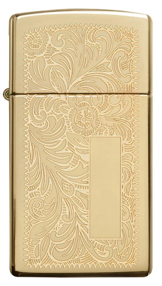 Zippo Slim® Brass Venetian® 4 Zippo Slim® Brass Venetian® - Image 2