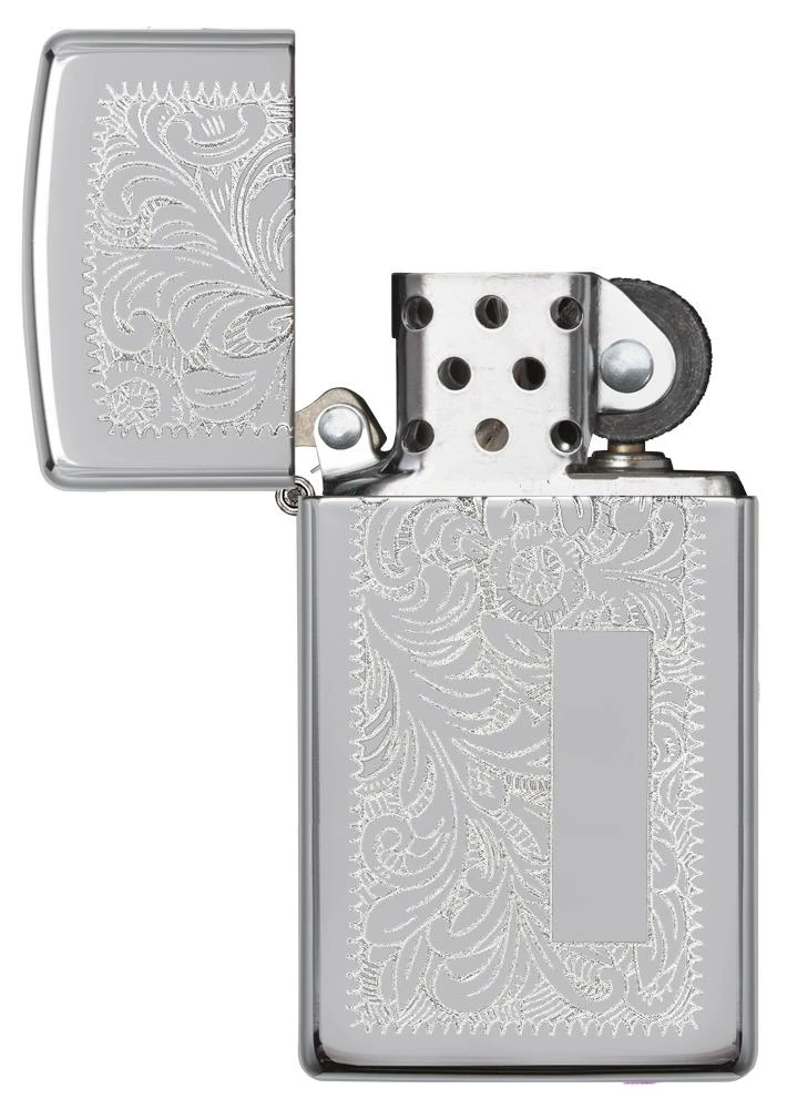 Zippo Slim® Chrome Venetian® 6 Zippo Slim® Chrome Venetian® - Image 4