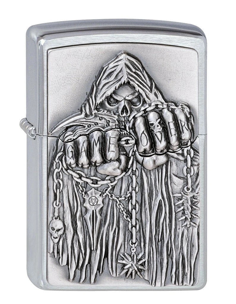Zippo Game Over Emblem 3 Zippo Game Over Emblem