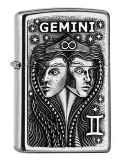 Zippo Gemini Star Sign