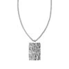 Zippo Square Pendant Necklace -Zippo 2007176 Z SP LG Jewellery SquareSteelPendantNecklace PT01