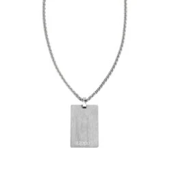 Zippo Square Pendant Necklace -Zippo 2007176 Z SP LG Jewellery SquareSteelPendantNecklace PT02