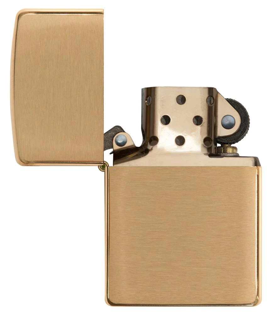 Zippo Classic Brushed Brass 7 Zippo Classic Brushed Brass - Image 5