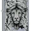 Zippo Lion Head Design -Zippo 207 085673 Z SP Lighter 207 MAIN
