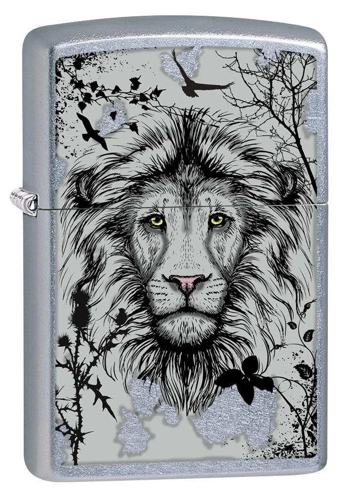 Zippo Lion Head Design 3 Zippo Lion Head Design