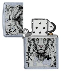 Zippo Lion Head Design 10 Zippo Lion Head Design -Zippo 207 085673 Z SP Lighter 207 PT03