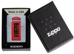 Zippo Telephone Box -Zippo 207 086695 Z SP Lighter 207 PT05