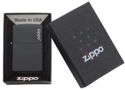 Classic Black Matte With Zippo Logo 11 Classic Black Matte With Zippo Logo -Zippo 218ZL.PT02