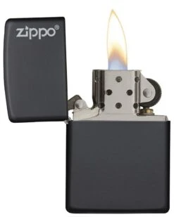 Classic Black Matte With Zippo Logo 9 Classic Black Matte With Zippo Logo -Zippo 218ZL.PT04