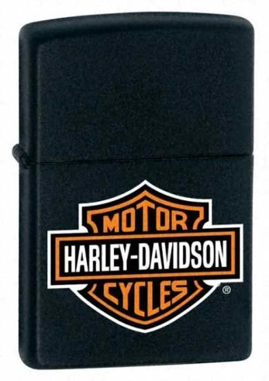 Harley Davidson Matte Black Zippo Lighter 3 Harley Davidson Matte Black Zippo Lighter