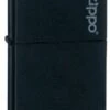 Matte Black Zippo Lighter With Logo 218ZL -Zippo 218zl zippo