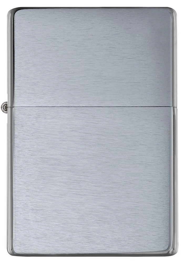 Zippo Brushed Chrome Vintage 4 Zippo Brushed Chrome Vintage - Image 2