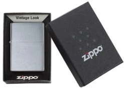 Zippo Brushed Chrome Vintage 13 Zippo Brushed Chrome Vintage -Zippo 230.25 PT05