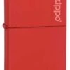 Matte Red Zippo Lighter With Logo 233ZL -Zippo 233zl zippo