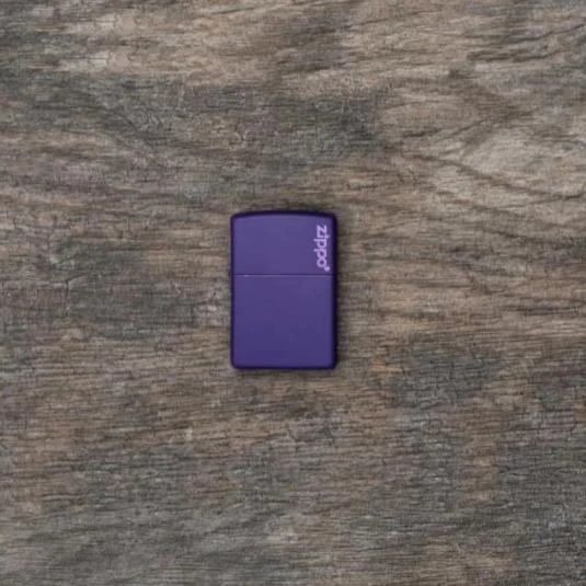 Classic Purple Matte Zippo Logo 4 Classic Purple Matte Zippo Logo - Image 2