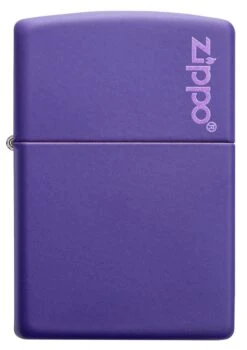 Classic Purple Matte Zippo Logo 14 Classic Purple Matte Zippo Logo -Zippo 237ZL Z SP Lighter 237 PT01
