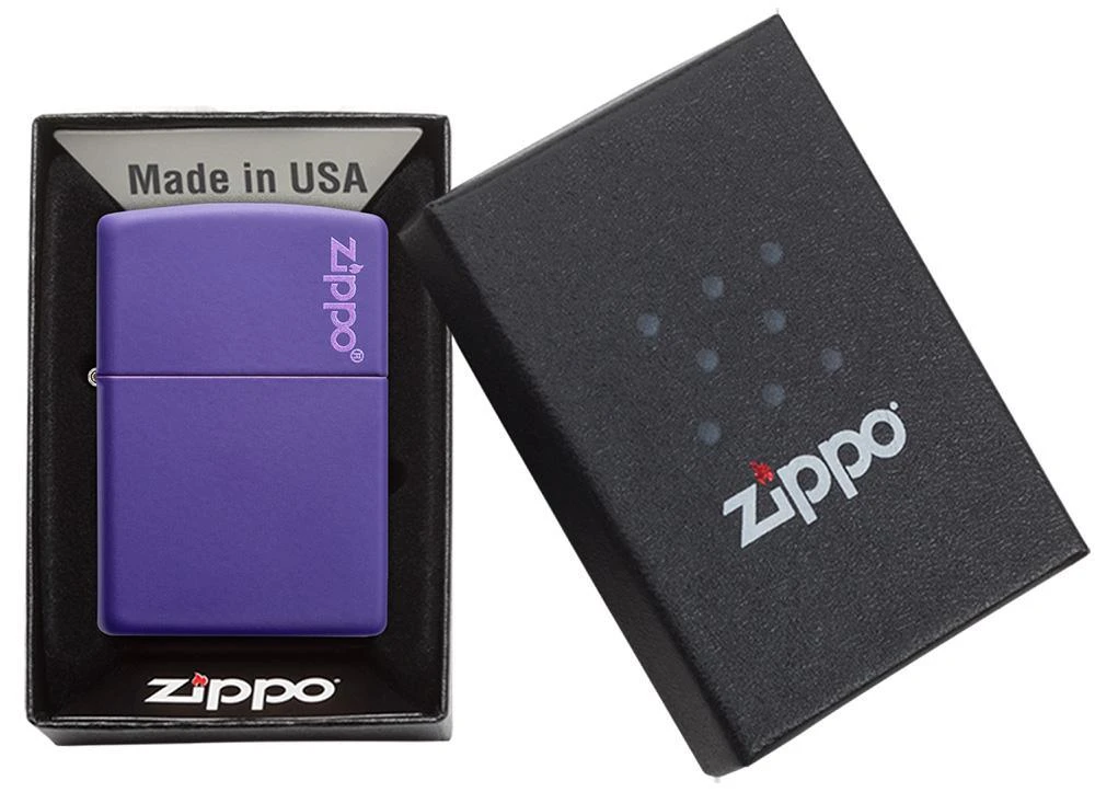 Classic Purple Matte Zippo Logo 7 Classic Purple Matte Zippo Logo - Image 5