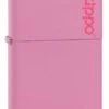 Matte Pink Zippo Lighter With Logo 238ZL -Zippo 238zl zippo