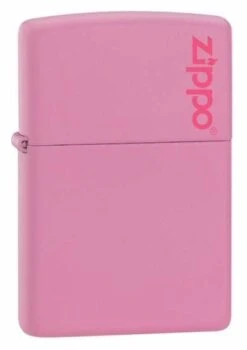 Matte Pink Zippo Lighter With Logo 238ZL