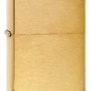 Zippo Brushed Brass Vintage With Slashes -Zippo 240 MAIN