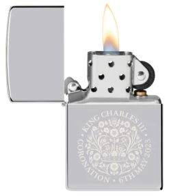 Zippo King Charles Coronation -Zippo 250 105168 Z CP Lighter 250 PT02 1
