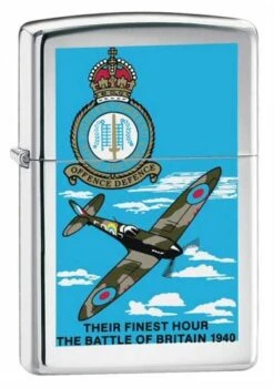 Zippo 38 Battle Of Britain Chrome Zippo Lighter 250BB