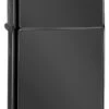 Slim® High Polish Black Zippo Logo -Zippo 28123ZL MAIN