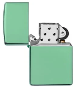 Zippo Classic High Polish Green 12 Zippo Classic High Polish Green -Zippo 28129 Z SP Lighter PT03