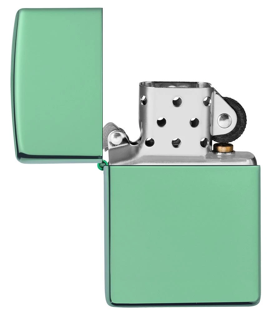 Zippo Classic High Polish Green 7 Zippo Classic High Polish Green - Image 5
