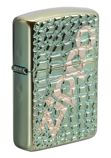 Zippo Alligator Armor Zippo Lighter In Chameleon Green 29525 3 Zippo Alligator Armor Zippo Lighter In Chameleon Green 29525