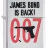 James Bond Is Back Zippo Lighter In Brushed Chrome 29563 -Zippo 29563 zippo 1