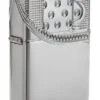 Armor Zipper Design Zippo Lighter In Polished Chrome 29674 -Zippo 29674 zippo 1
