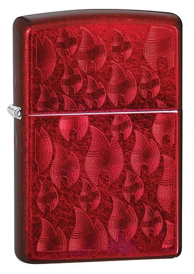 Iced Zippo Flame Design Zippo Lighter In Candy Apple Red 29824 3 Iced Zippo Flame Design Zippo Lighter In Candy Apple Red 29824