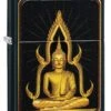 Buddha Zippo Lighter In Matte Black 29836 -Zippo 29836 zippo 1