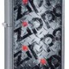 Diamond Plated Design Zippo Lighter In Street Chrome 29838
