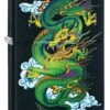 Dragon Zippo Lighter In Matte Black 29839 -Zippo 29839 zippo 1