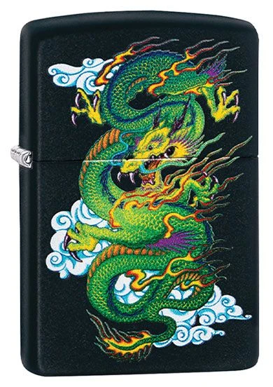 Dragon Zippo Lighter In Matte Black 29839 3 Dragon Zippo Lighter In Matte Black 29839