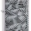 Line Grid Zippo Lighter In Brushed Chrome 29885 -Zippo 29885 zippo 1