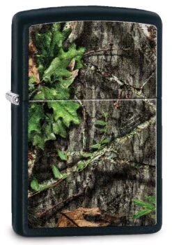 Mossy Oak Obsession Zippo Lighter In Matte Black 29893
