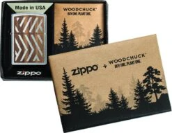 Zippo WOODCHUCK USA Herringbone Sweep -Zippo 29902 PT05