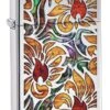 Zippo Slim® Fusion Floral Design