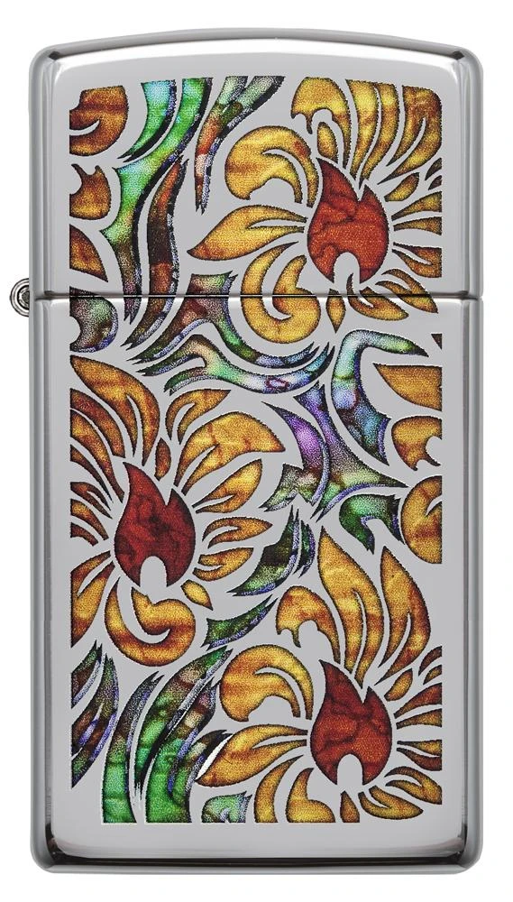 Zippo Slim® Fusion Floral Design 4 Zippo Slim® Fusion Floral Design - Image 2