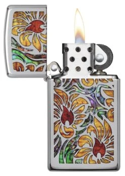 Zippo Slim® Fusion Floral Design 11 Zippo Slim® Fusion Floral Design -Zippo 400092 PT02