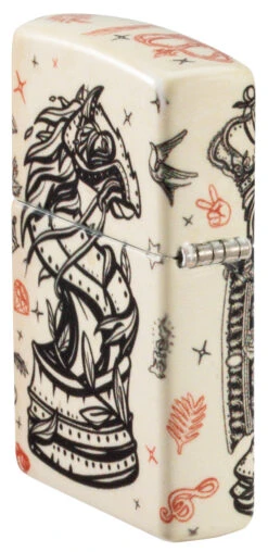 Zippo Chess Design 17 Zippo Chess Design -Zippo 46029 Z SP Lighter 49352 PT08